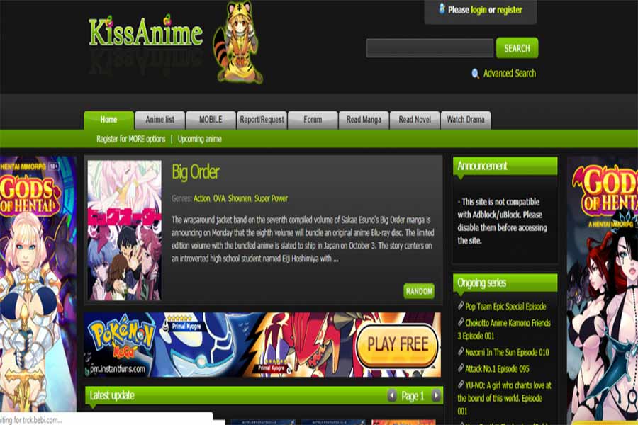 Kissanime Site