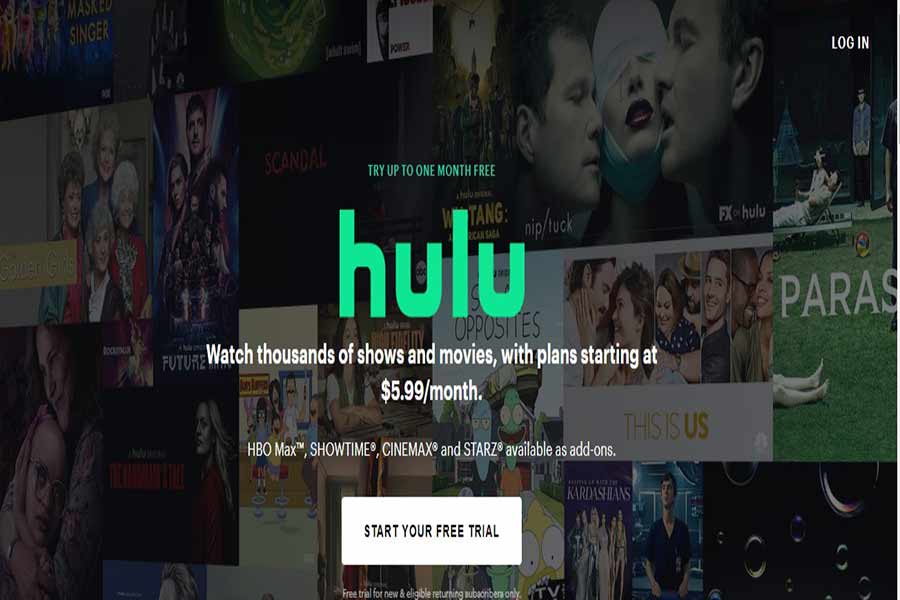 Hulu site