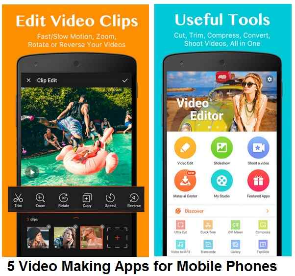 5 Video Making Apps for Mobile Phones