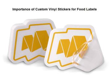 Importance of Custom Vinyl Stickers for Food Labels