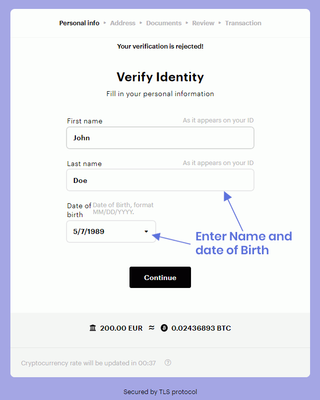 buy bitcoin with account number nad routine number