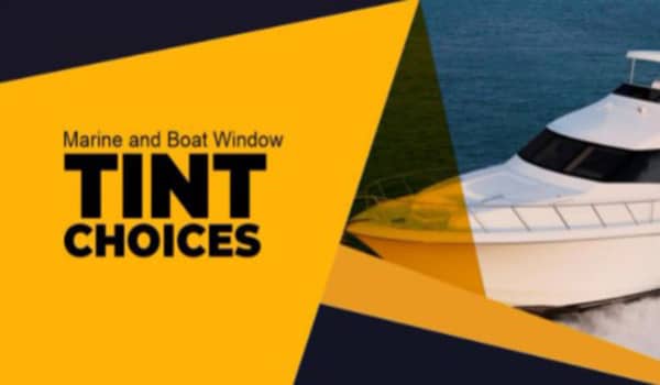 Boat window tint