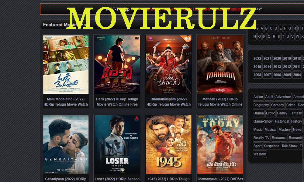 Movierulz 2022 Telugu, Tamil, Malayalam, Kannada Movie Download HD