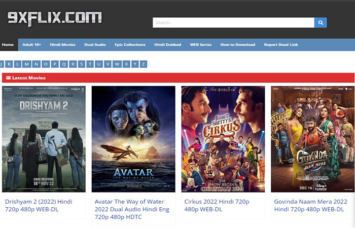 9xflix.com 2023 – Hindi Dubbed Dual Audio Movies & Web Series Download