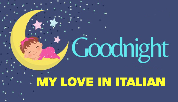 Goodnight My Love in Italian