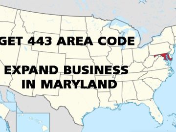 443 area code number