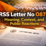 RSS Letter No 0876